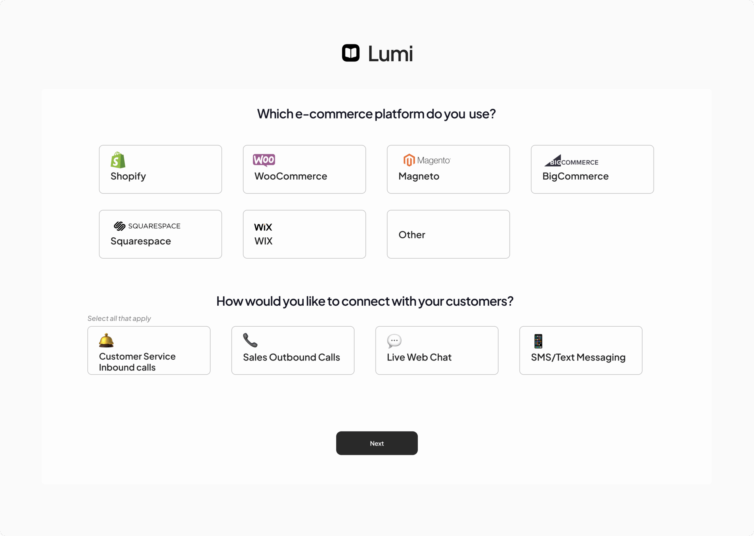Create an application 8